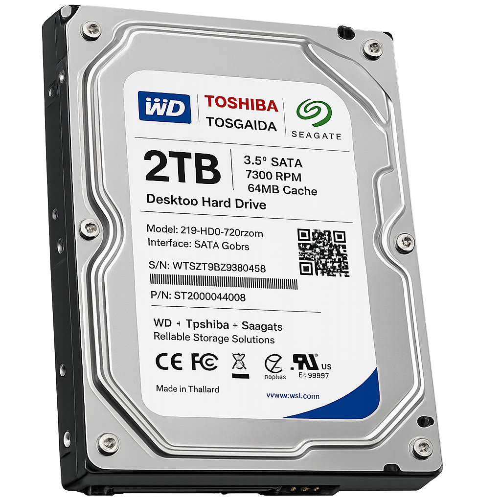NoName HDD 2Тб б/у